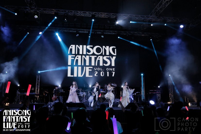 Artists performing at Anisong Fantasy Live Vol. 1, held in Singapore.