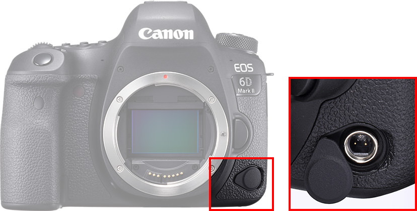 EOS 6D Mark II (terminal remote control)