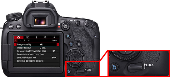 EOS 6D Mark II (sakelar kunci multi-fungsi)