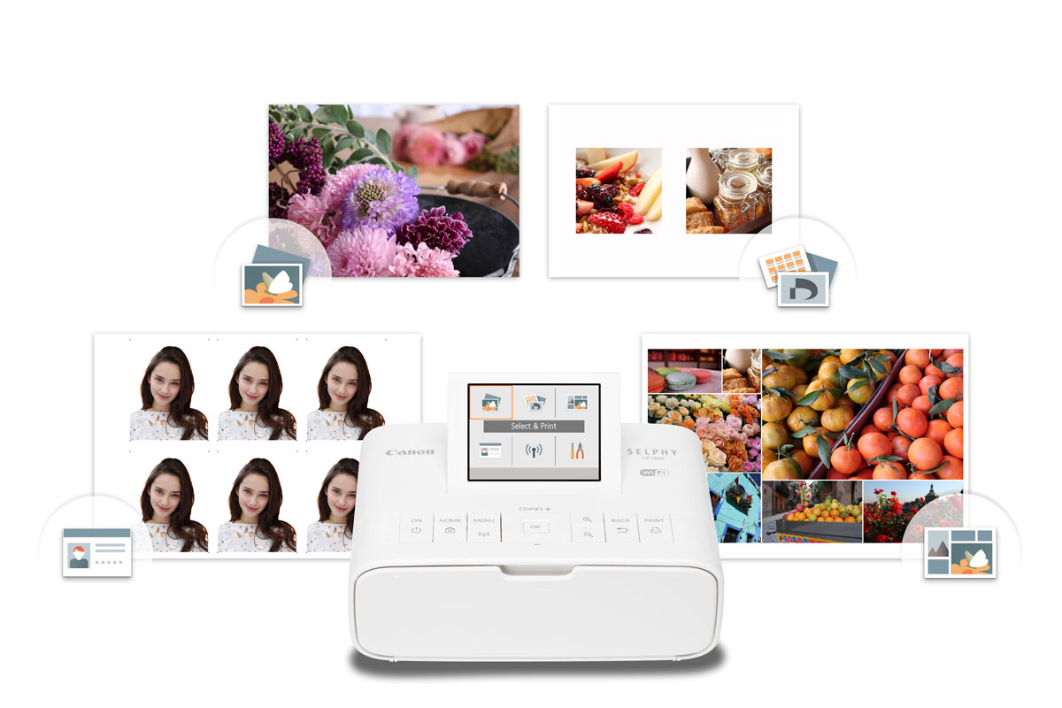 compact photo printer selphy