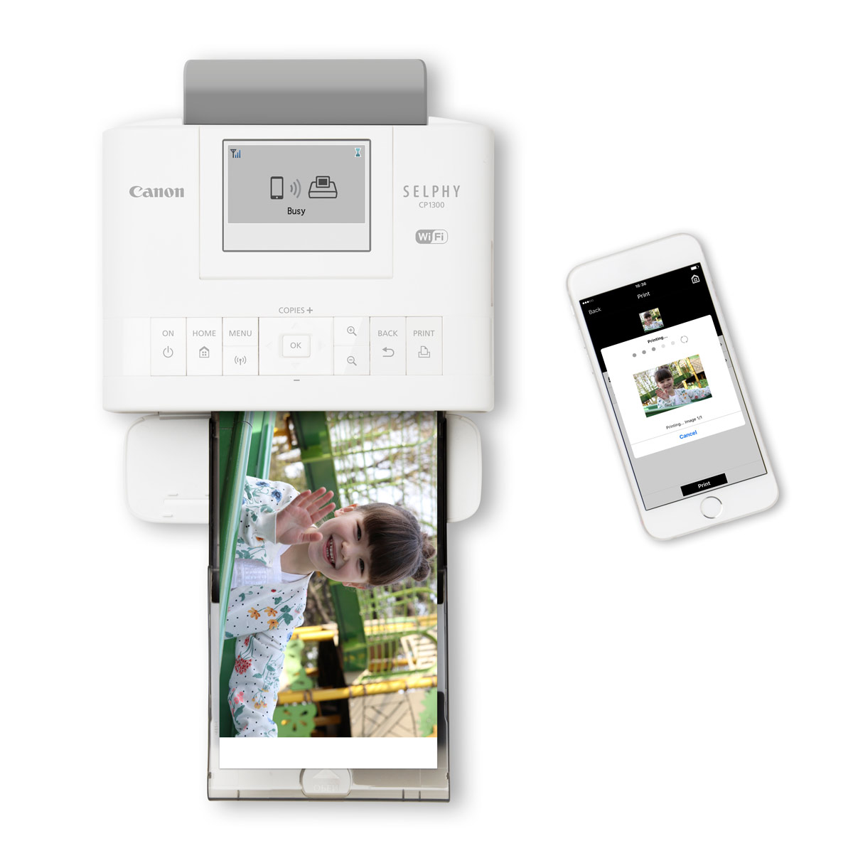 compact photo printer selphy