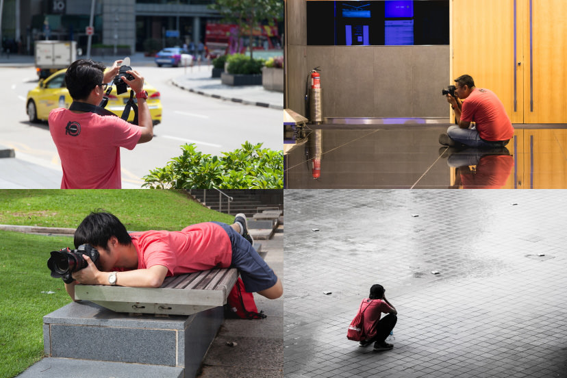 Different shooting angles and position for “Tilt”