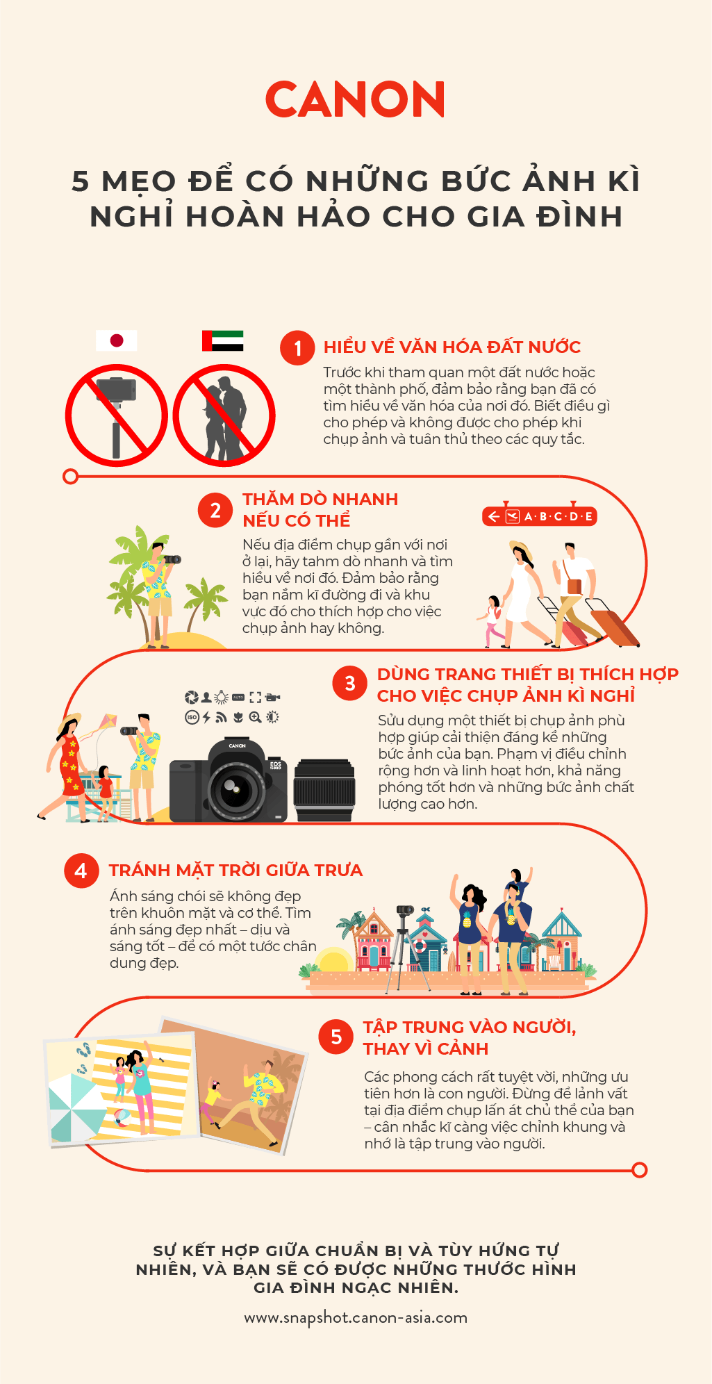 5 tricks to get the perfect family vacation photos infographics
