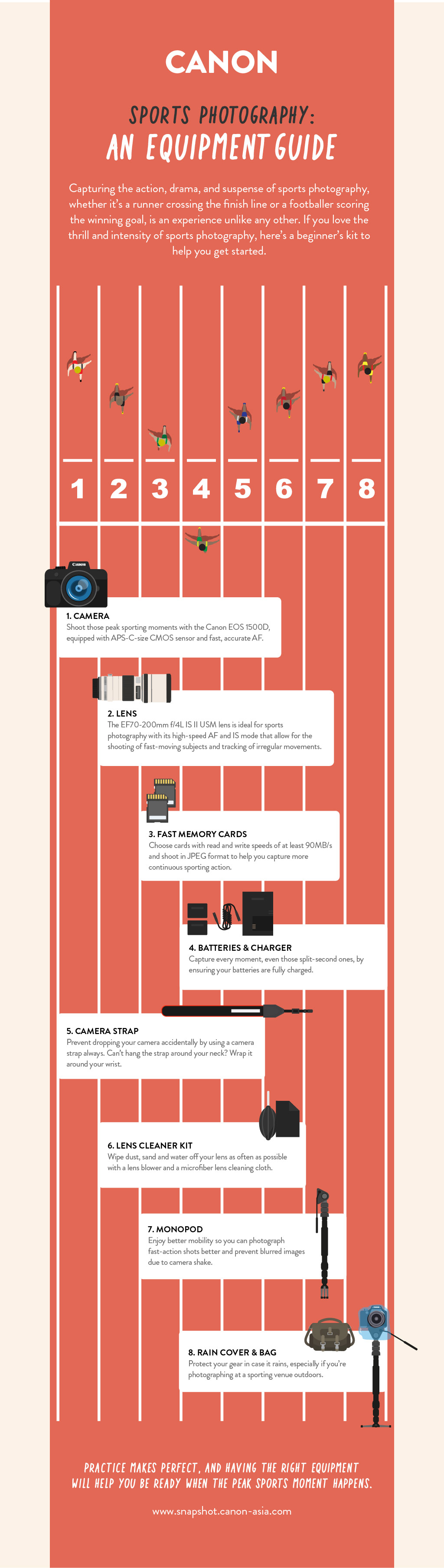 sports photography equipment guide