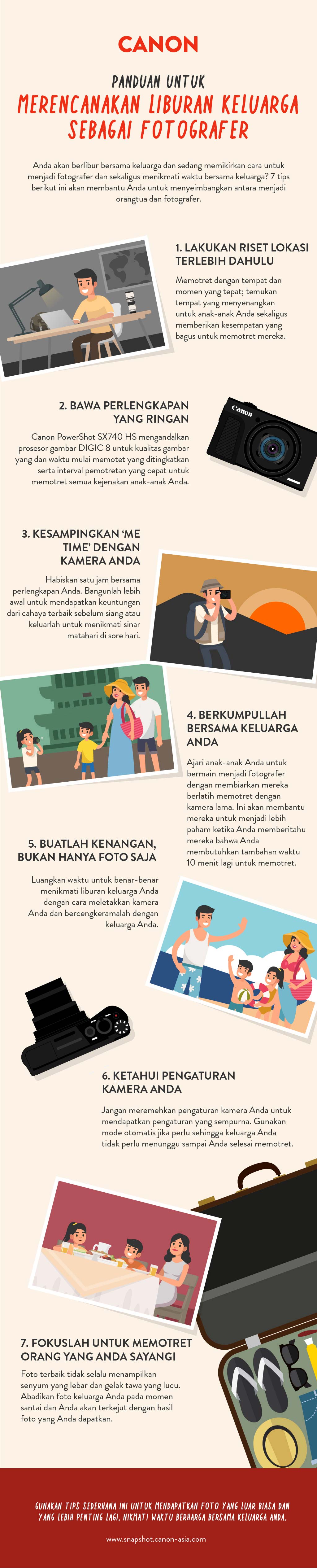 Guide to Planning a Family Vacation as a Photographer - infographic