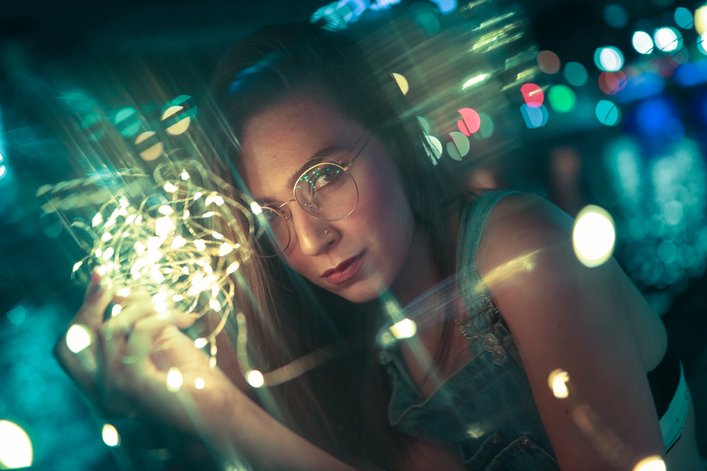 night portrait photography