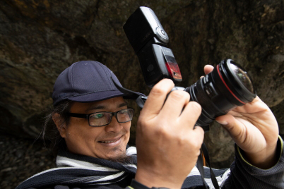 Mohd Safuan with camera