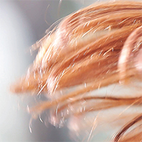 Hair toss at 1/250 sec (close-up)