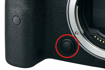 Depth of field preview button on EOS R5